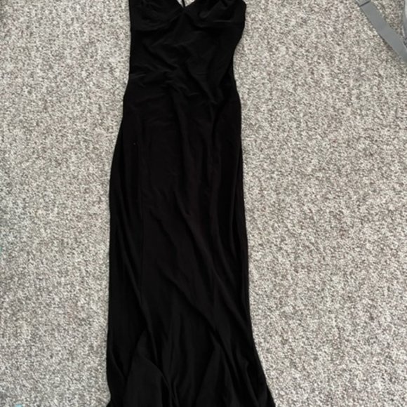 Norma Kamali slip fishtail dress in S - Picture 4 of 5